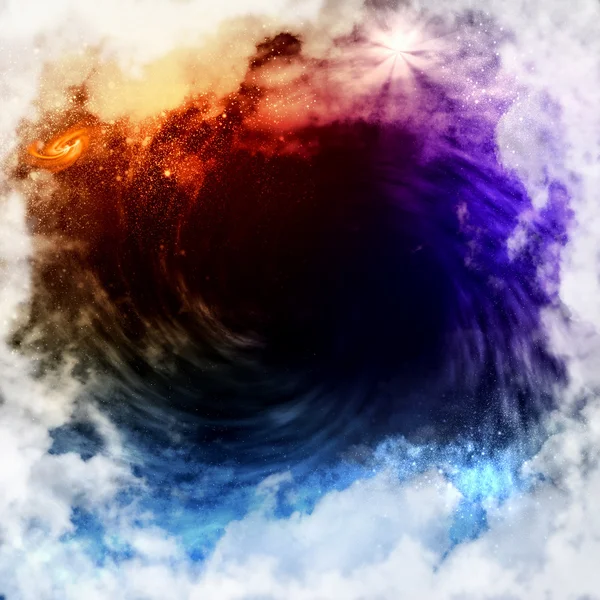 Космічні хмари туману — стокове фото