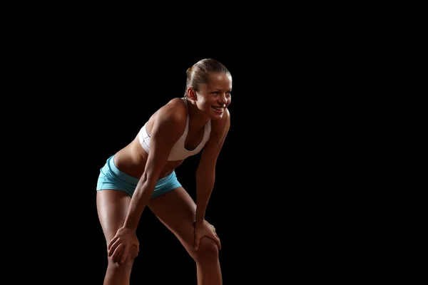 Fitness woman smiling — Stock Photo, Image