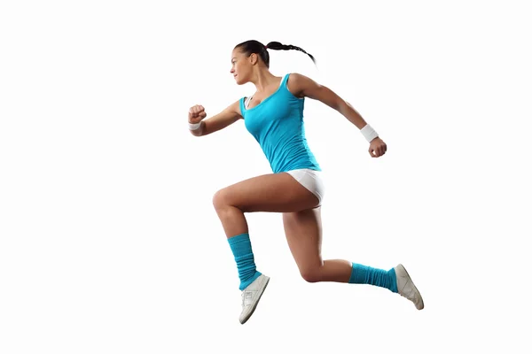 Imagen de sport woman jumping —  Fotos de Stock