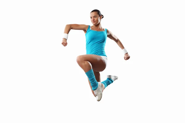 Imagen de sport woman jumping — Foto de Stock