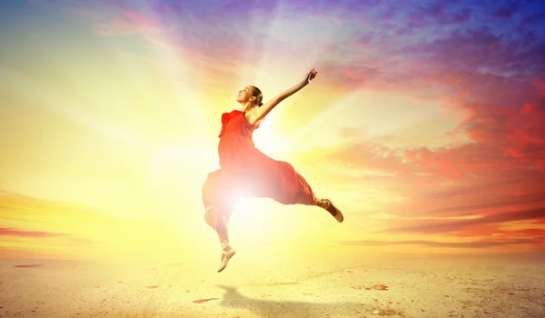 Female ballet dancer — Stock Photo, Image