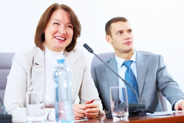 Dos empresarios en la reunión —  Fotos de Stock