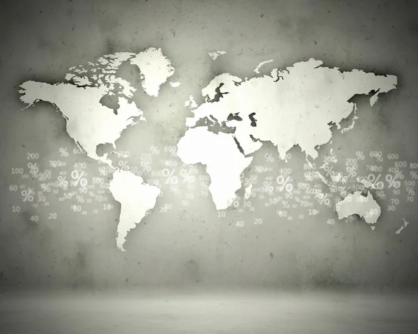 Carte du monde — Photo