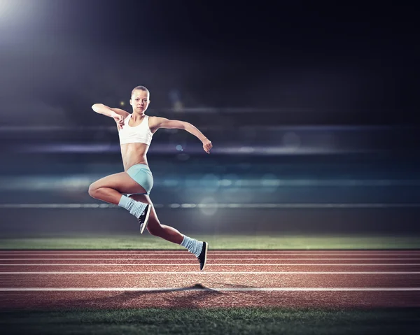 Deporte mujer joven — Foto de Stock