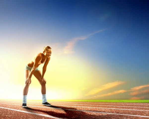 Deporte mujer joven — Foto de Stock