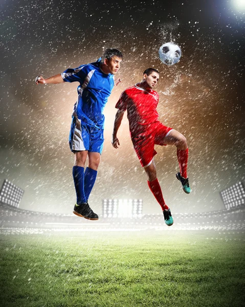 Two football player — Stock Photo, Image