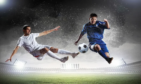 Two football player — Stock Photo, Image