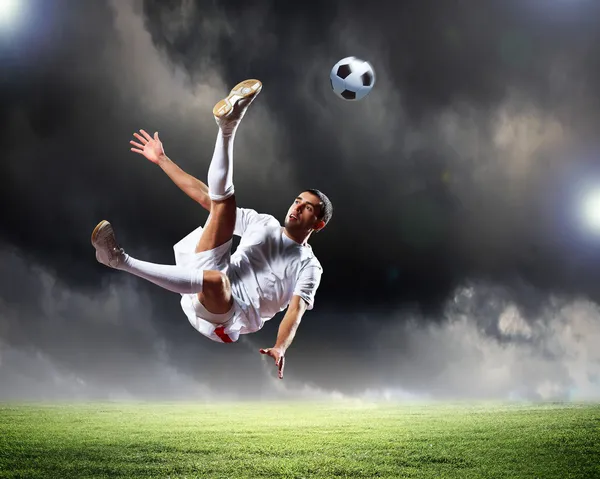 Fotbollsspelare — Stockfoto