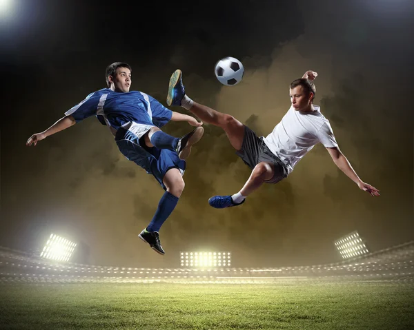 Two football player — Stock Photo, Image