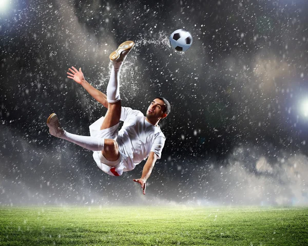 Jogador de futebol — Fotografia de Stock