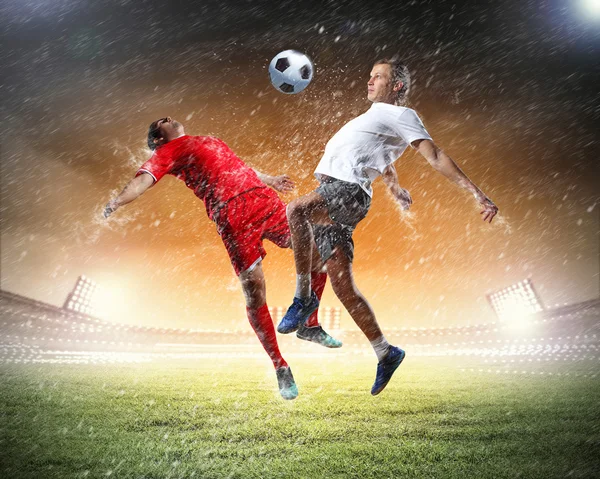 Two football player — Stock Photo, Image