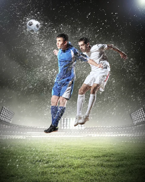 Two football player — Stock Photo, Image