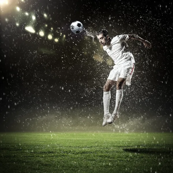 Jogador de futebol — Fotografia de Stock