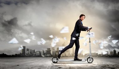işadamı sürme scooter