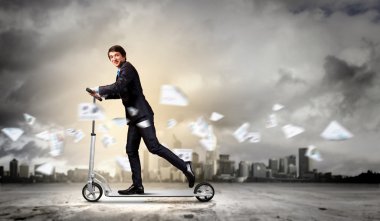 işadamı sürme scooter