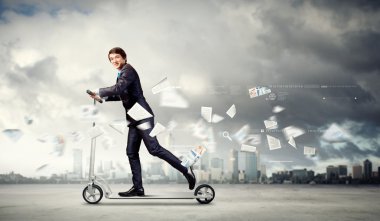 işadamı sürme scooter