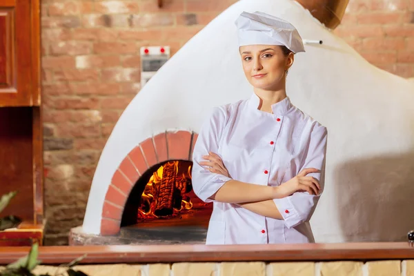 Young woman cook — Stock Photo, Image