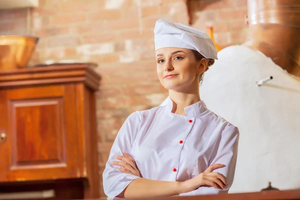 Young woman cook — Stock Photo, Image