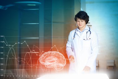 genç erkek doktor