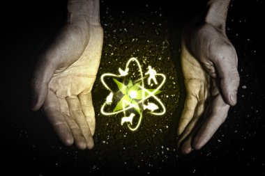 insan eli ve ekoloji sembolleri