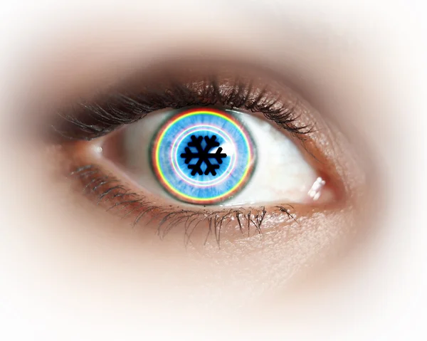 Close-up of woman's eye — Stock Photo, Image