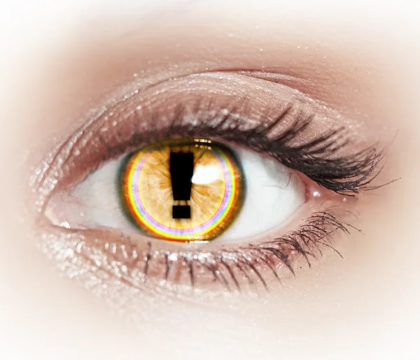 A női szem közelsége — Stock Fotó