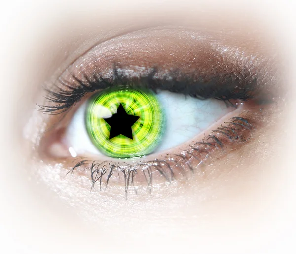 Close-up of woman's eye — Stock Photo, Image