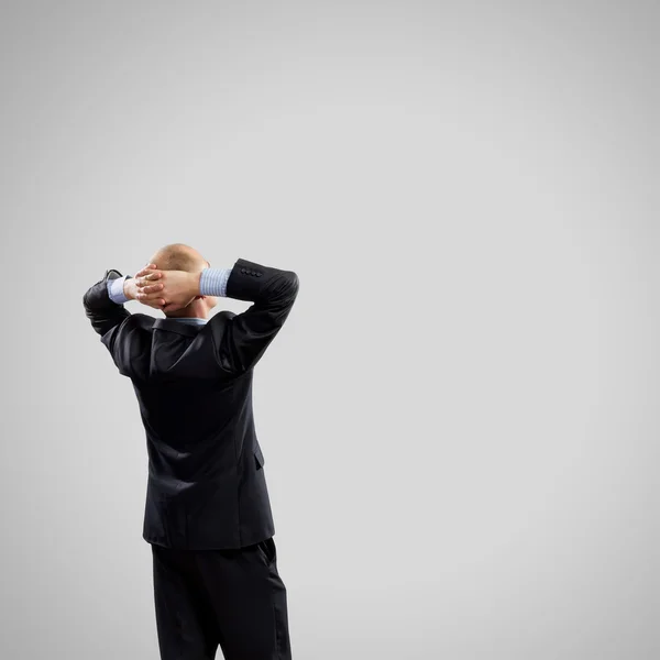 Back view of businessman — Stock Photo, Image