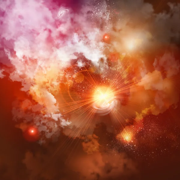 Cosmic clouds of mist — Stock Photo, Image