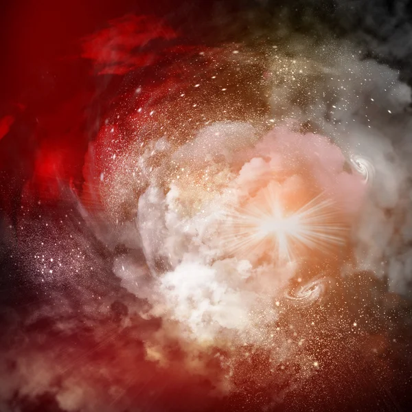 Nuvens cósmicas de névoa — Fotografia de Stock