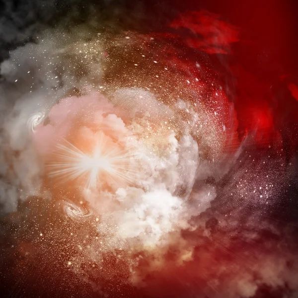 Kosmische Nebelwolken — Stockfoto