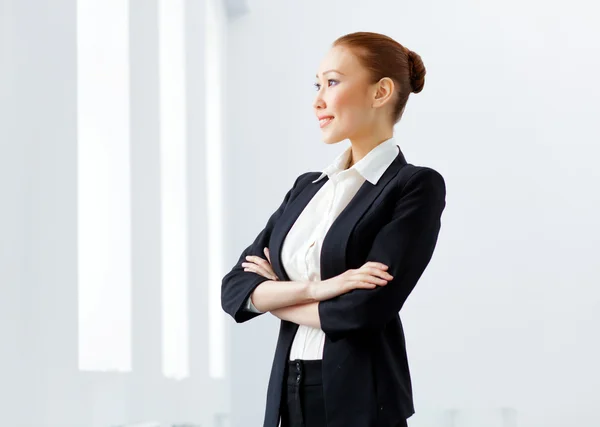 Attractive asian businesswoman in formal suit — Stock Photo, Image
