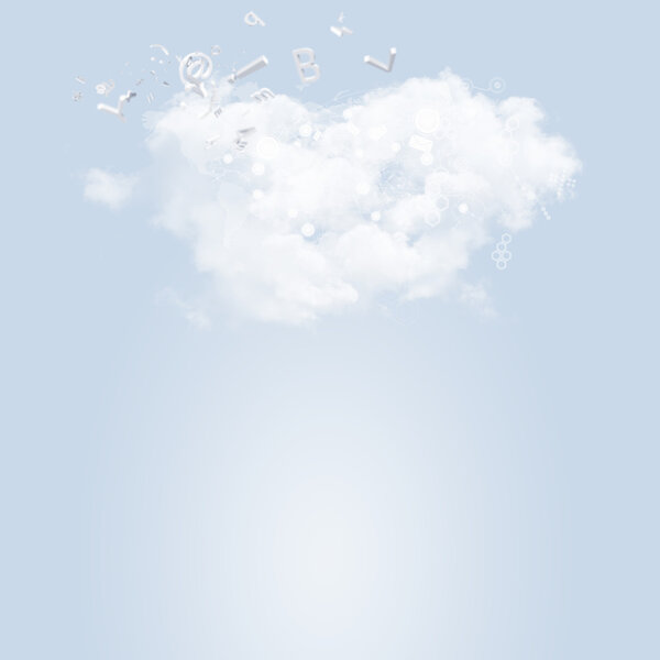 Abstract light blue background