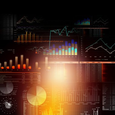 yüksek teknoloji arka planda pazarlama