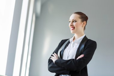 Kendine güvenen iş kadını