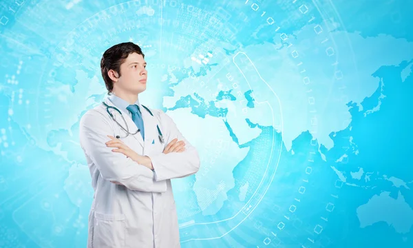 Confident doctor — Stock Photo, Image