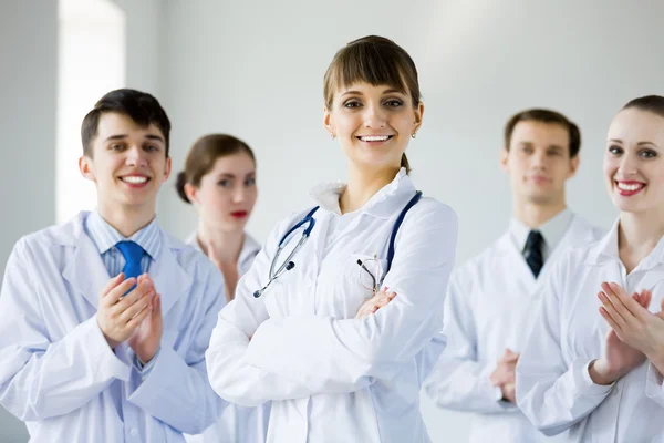 Úspěšný ženský lékař — Stock fotografie