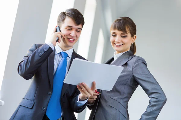 Imprenditori al lavoro — Foto Stock