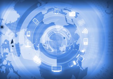 dijital dünya görüntüsü