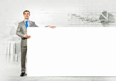 işadamı ile boş bayrak