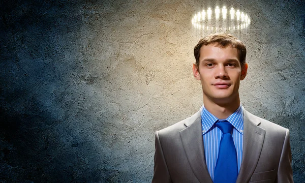 Saint businessman — Stock Photo, Image