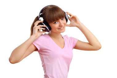 dans mutlu gülümseyen kız