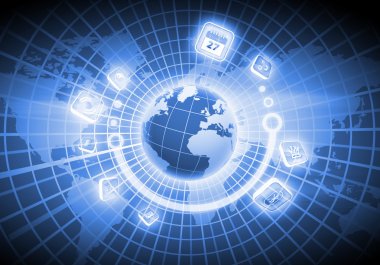 dijital dünya görüntüsü