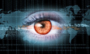 İnsan gözüne yakın çekim