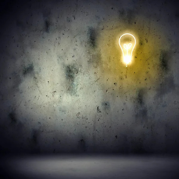 Background image with bulb — Stock Photo, Image