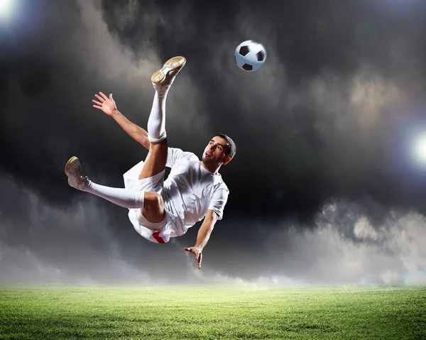 Giocatore di calcio — Foto Stock