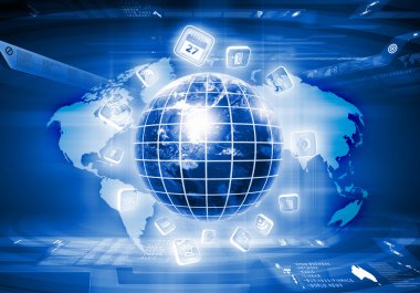 dijital dünya görüntüsü