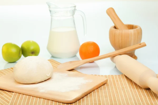 Produtos diferentes para fazer pão — Fotografia de Stock