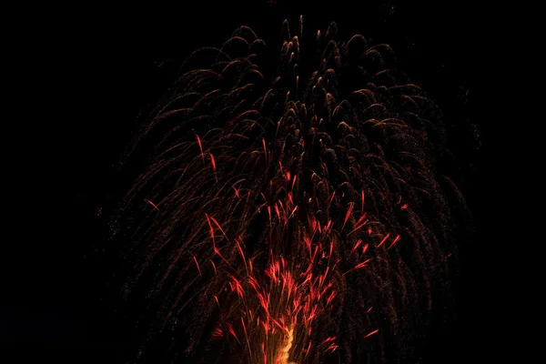 Fuochi d'artificio brillantemente colorati — Foto Stock