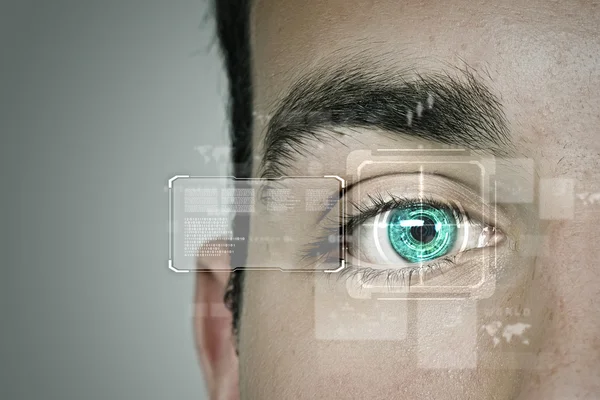 Identification of eye — Stock Photo, Image